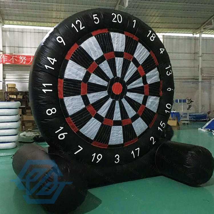 Giants Inflatable Football Dart Board Sport Games with 6 Football Carnival Games