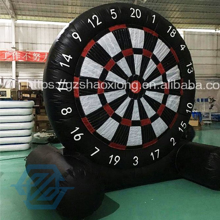 Giants Inflatable Football Dart Board Sport Games with 6 Football Carnival Games