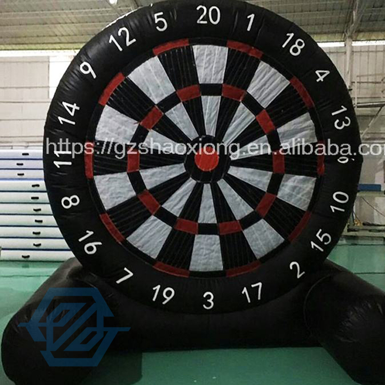 Giants Inflatable Football Dart Board Sport Games with 6 Football Carnival Games