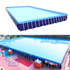 Summer Outdoor Above Ground Large Metal Frame Swimming Pool with Filter And Ladder