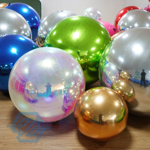 Large Inflatable Disco Mirror Balloon Inflatable Mirror Ball for Advertising