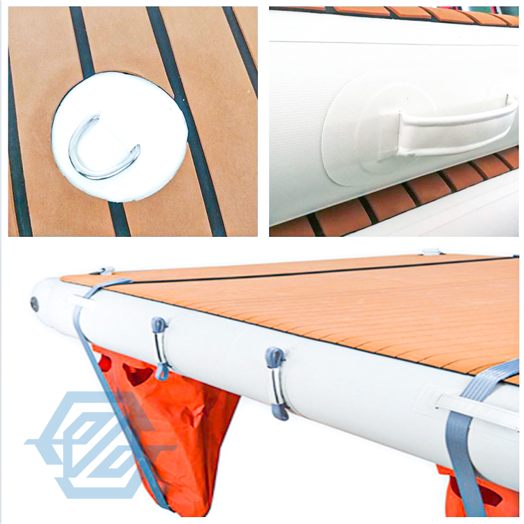 Lake Sea Inflatable Cushion Floating Island Leisure Platform