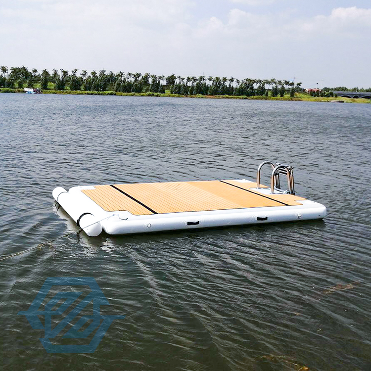 Lake Sea Inflatable Cushion Floating Island Leisure Platform