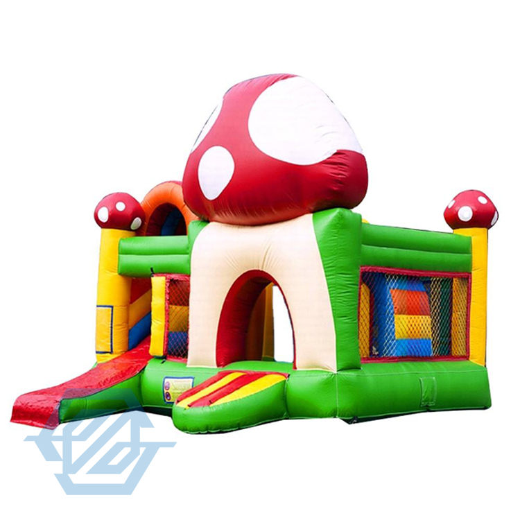 Jumpers Inflatable Mushroom Airbounce Jumping Air Houses Bouncy Castle Bouncer Castles Combo