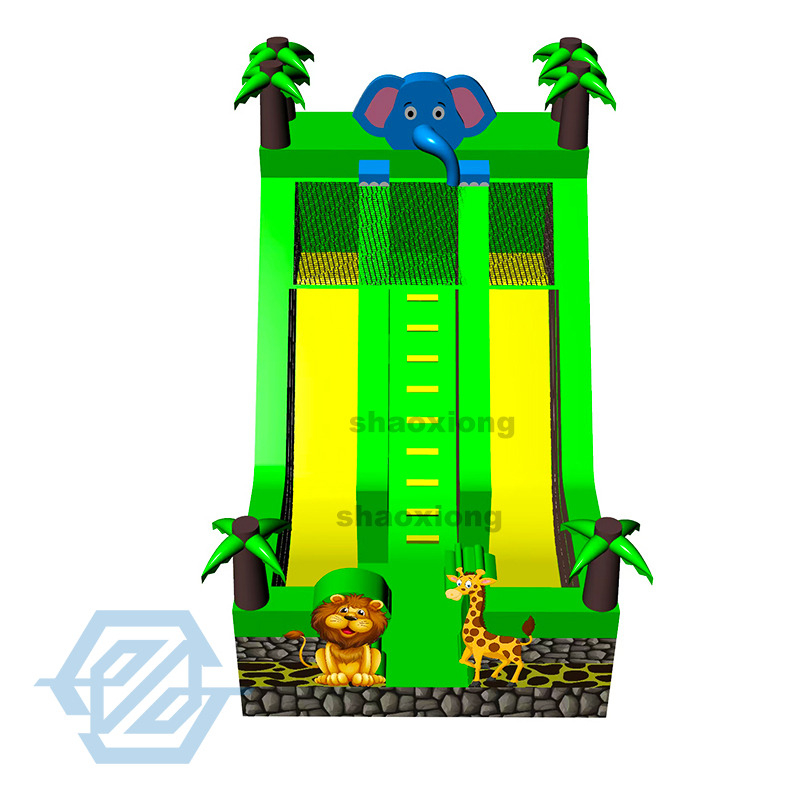 Outdoor Animal Theme Elephant Inflatable Slide for Sale