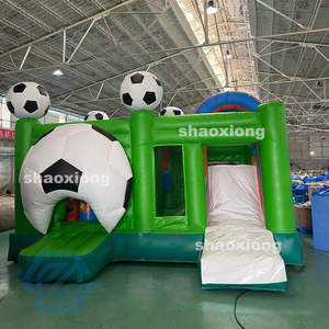 Inflatable Football Theme Bounce House with Slide