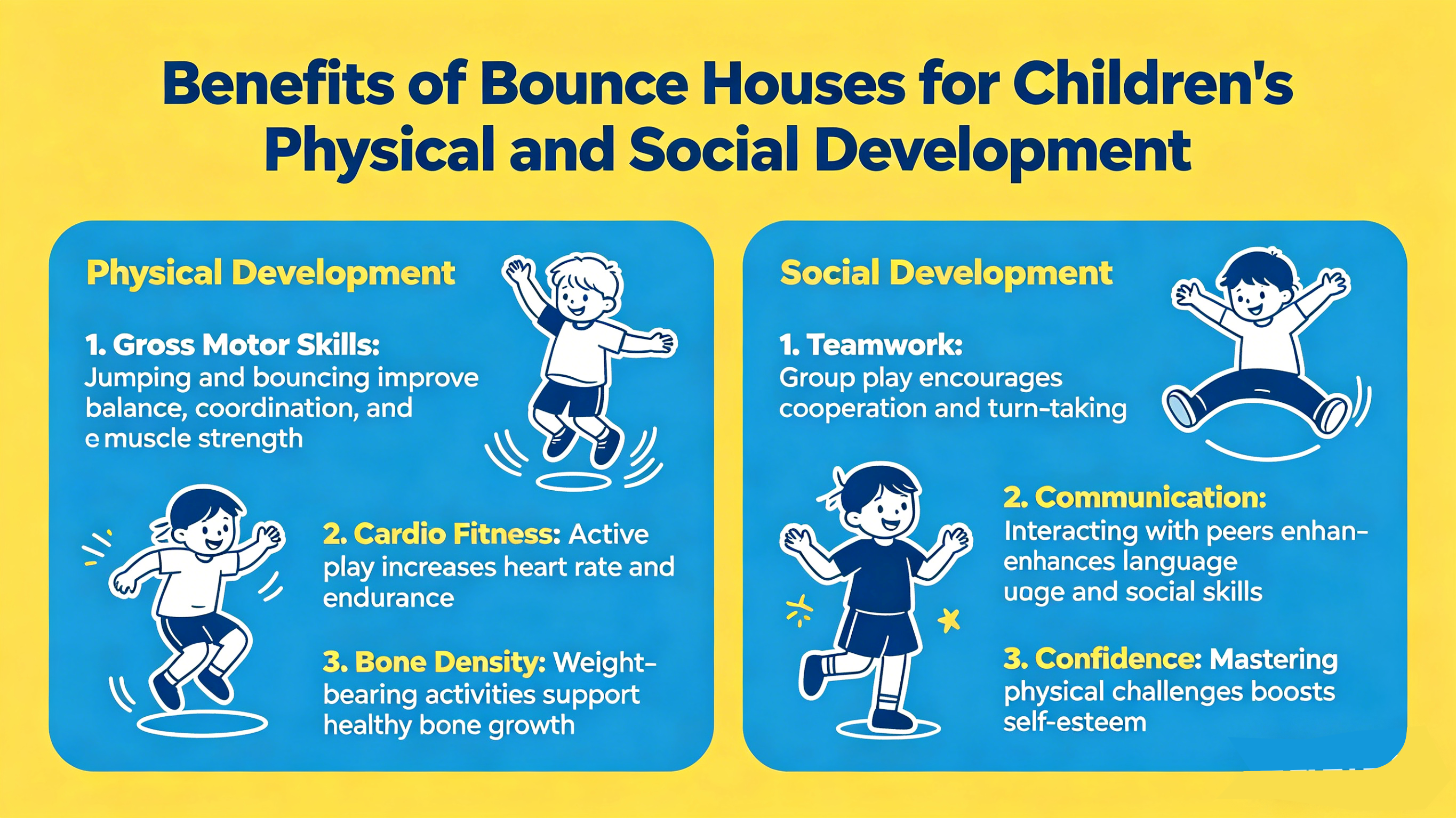 Beneficios de las casas inflables para ni&ntilde;os