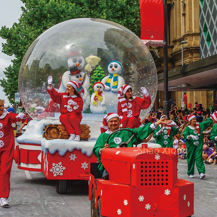 inflatable snow globe