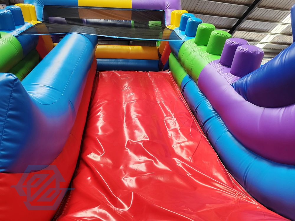 Inflatable Bouncer Building Blocks Slide with Blower for Sale