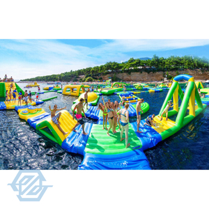 Water Amusement Park Inflatable Floating Water Park Giant Water Fun Run Challenge Park 
