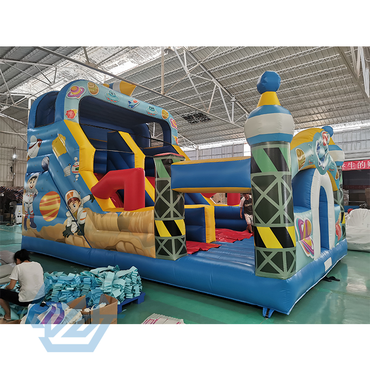 Heavy-duty Inflatable Bouncy Castle Bounce House with Slide for Kids
