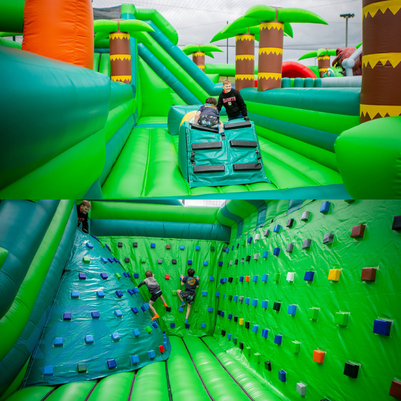 Adventure Inflatable Park Large Dinosaur Theme Amusement Park