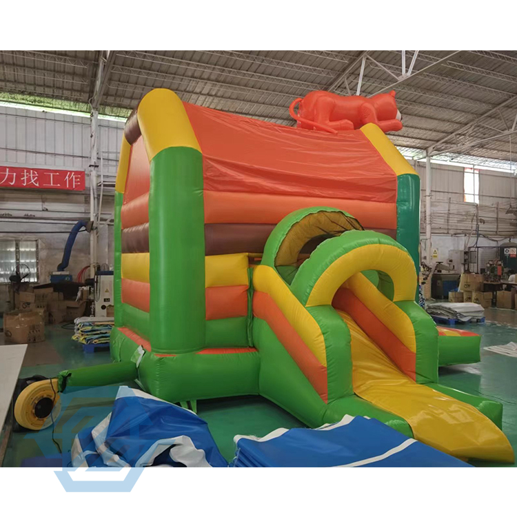 Animal Themed Bouncy Castle Park for Kids Jumping