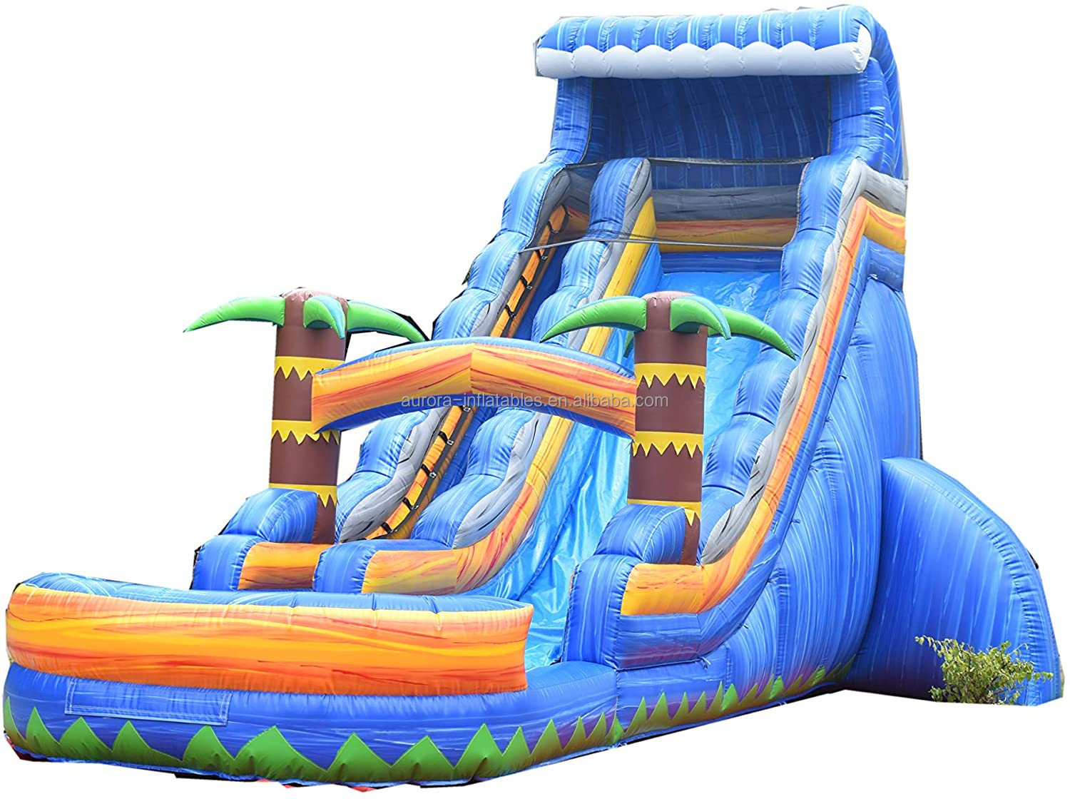 Inflatable slide