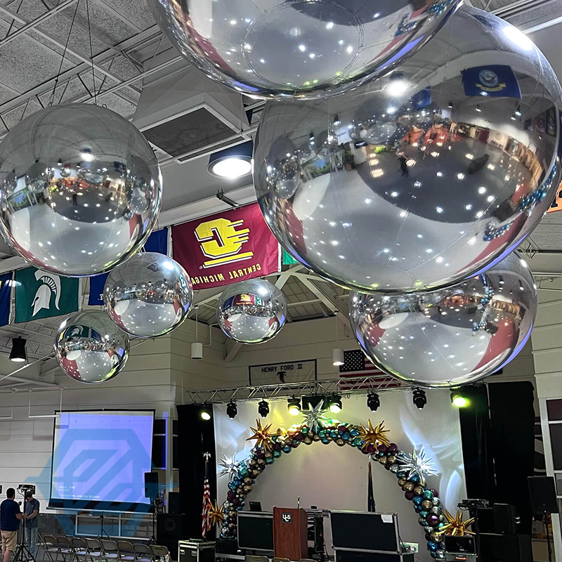 Inflatable Mirror Balloons for Christmas Decoration Party 