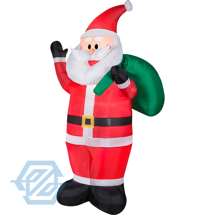 Custom Advertising Inflatables Christmas Santa for Decorations