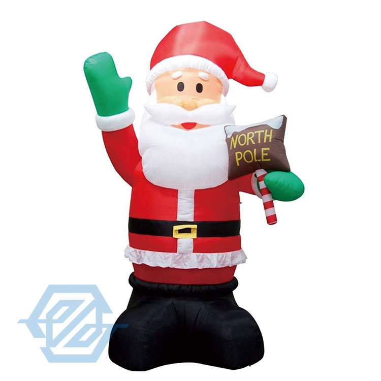 Custom Advertising Inflatables Christmas Santa for Decorations