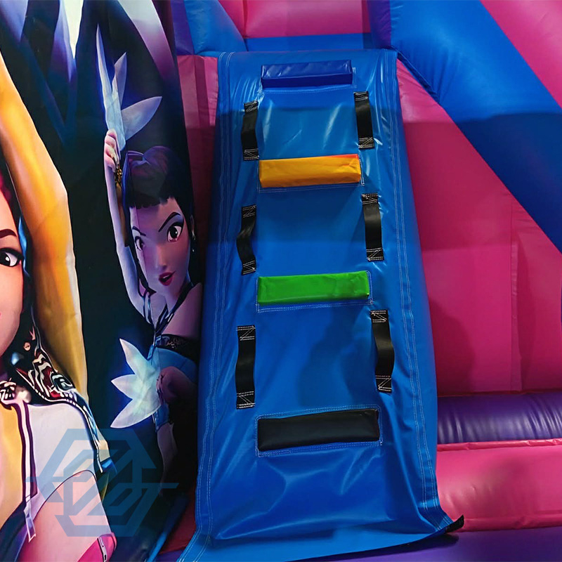 nflatable K-PoP Demon Bounce House Slide Combo with Blower