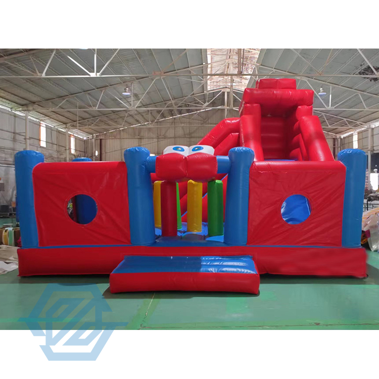 Inflatable Obstacle Bounce House Combo Slide 