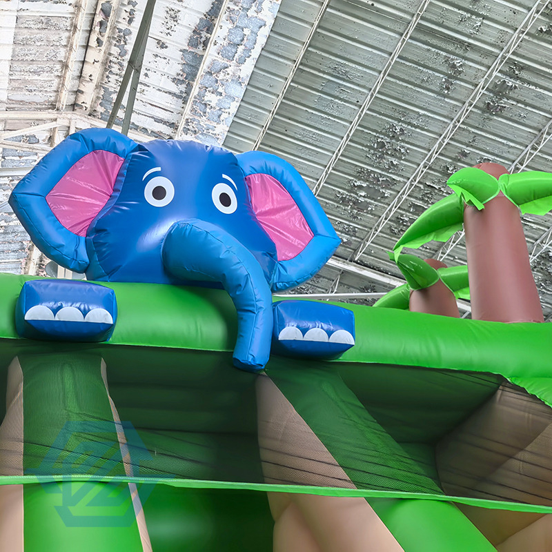 Outdoor Animal Theme Elephant Inflatable Slide for Sale