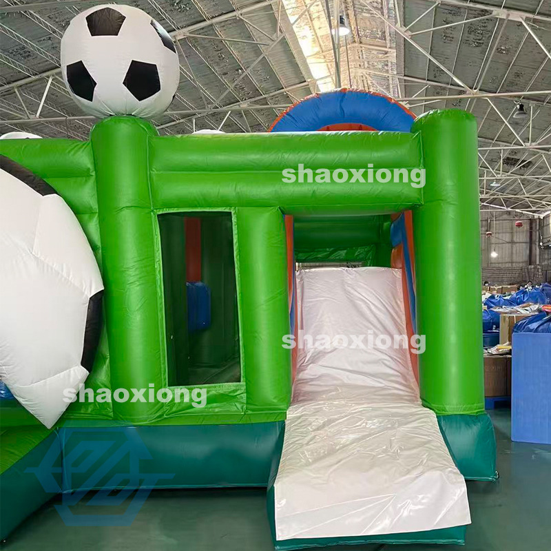 Inflatable Football Theme Bounce House with Slide