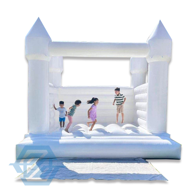 Inflatable Bouncy Castle White Wedding Bounce House for Party