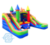 Commercial Inflatable Bouncer House Double slides for Rent