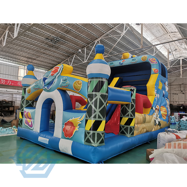 Heavy-duty Inflatable Bouncy Castle Bounce House with Slide for Kids