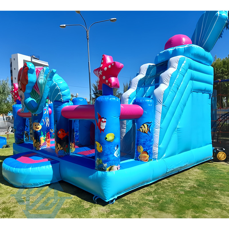  Meerjungfrau Inflatable Ocean Mermaid Playground Bouncy Castle