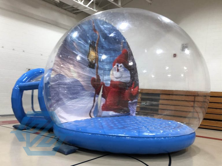 Snow Globe Inflatable Photo Booth for Christmas Event Decoration