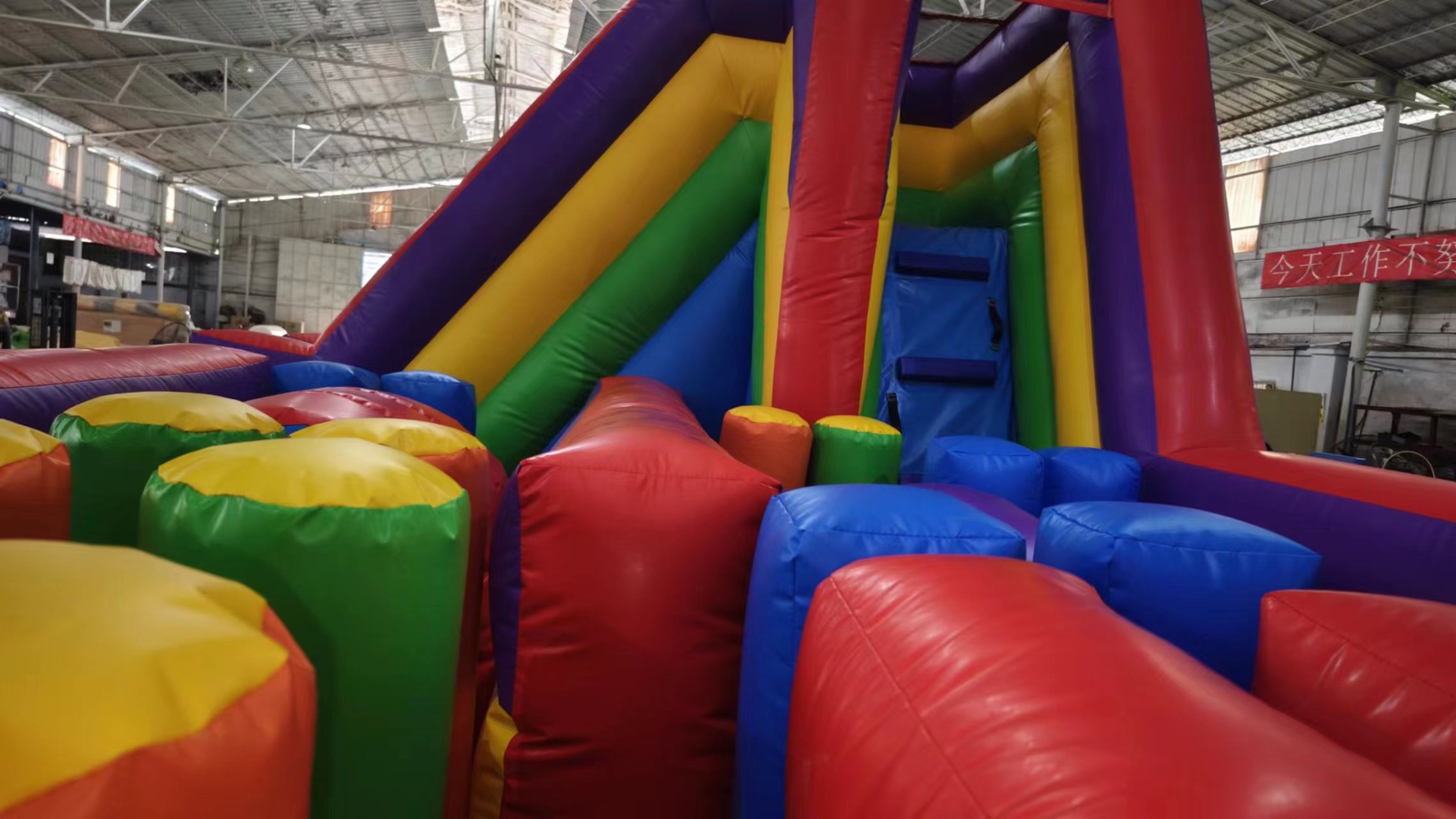 inflatable obstacle game