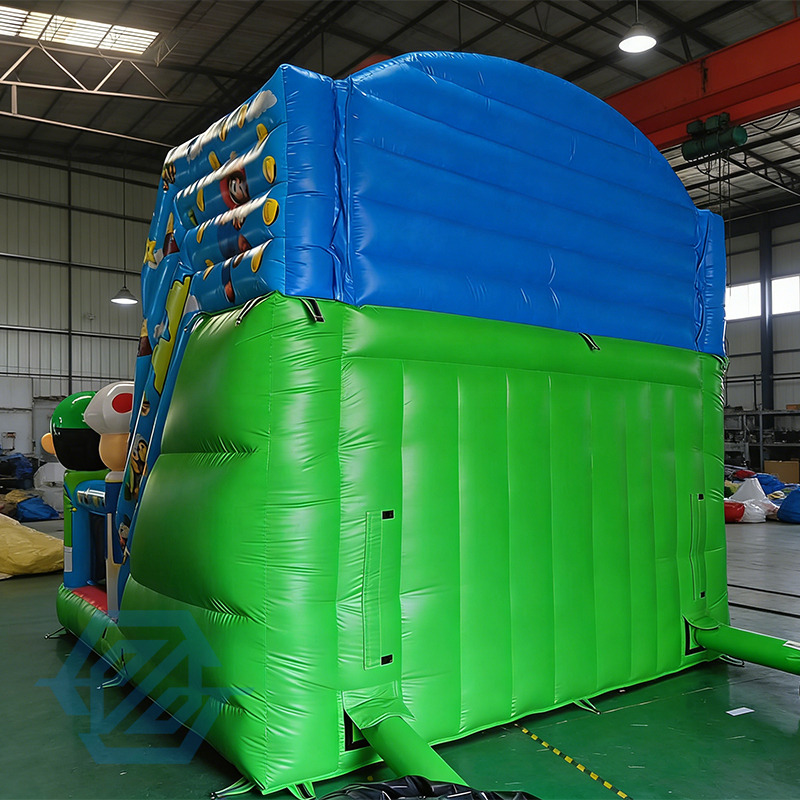 Outdoor Cartoon Mario Theme Inflatable Slide for Sale