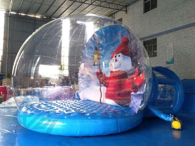 Snow Globe Inflatable Photo Booth for Christmas Event Decoration