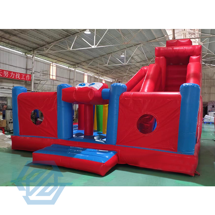 Inflatable Obstacle Bounce House Combo Slide 