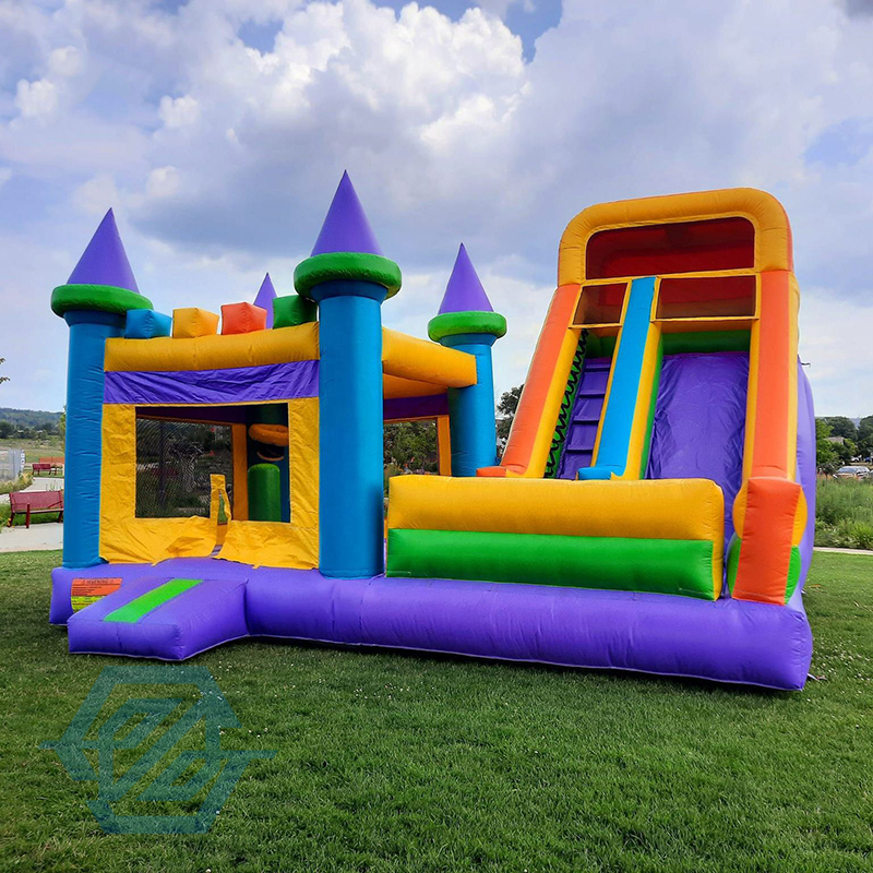 Commercial 8x7M Large Inflatable Bouncy House with Slide