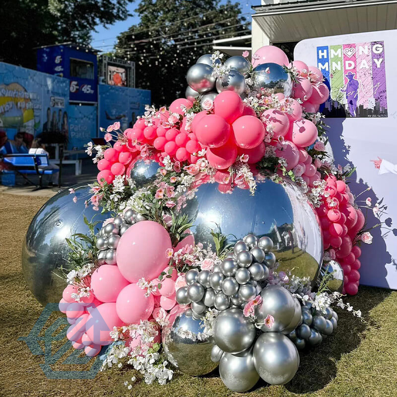 Inflatable Mirror Balloons for Christmas Decoration Party 