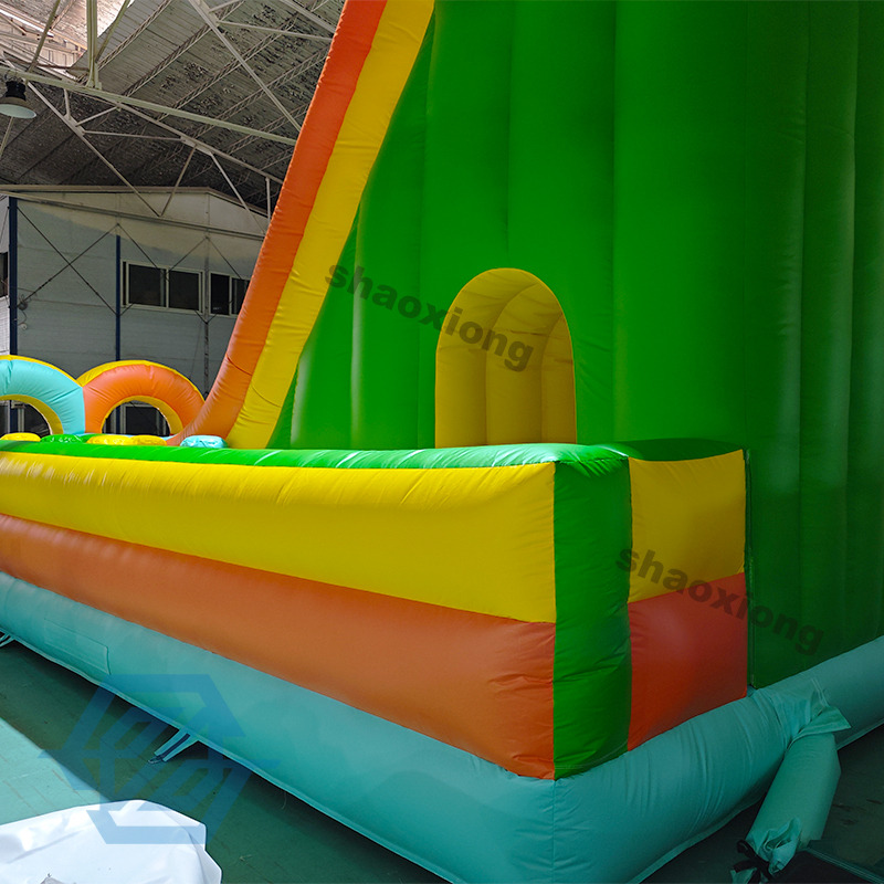 Inflatable Bounce House Obstacle Course Slide Combo with Blower
