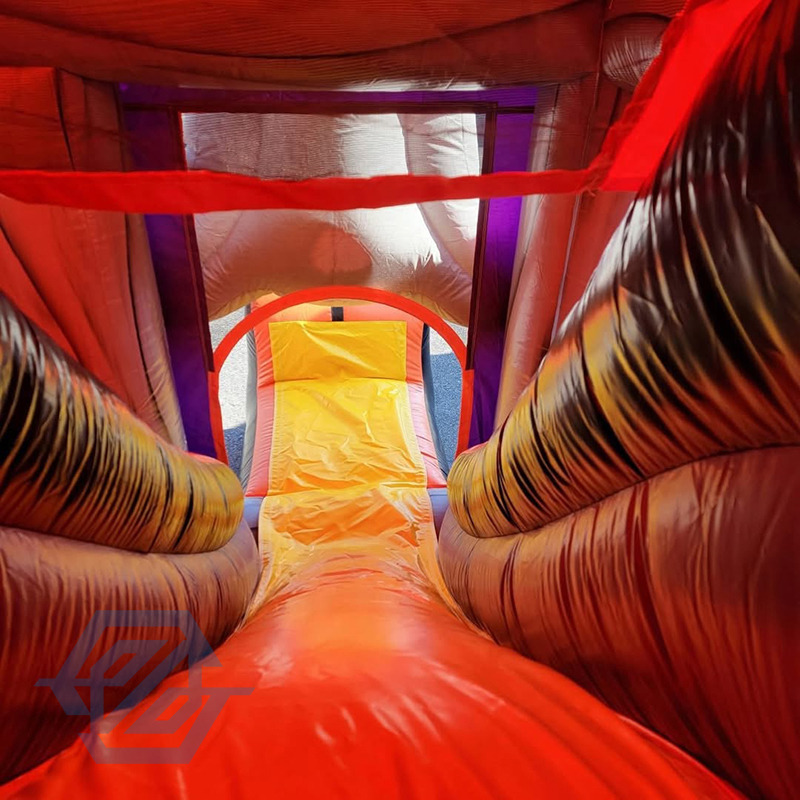 Inflatable Halloween Bounce House with Slides Combo with Blower
