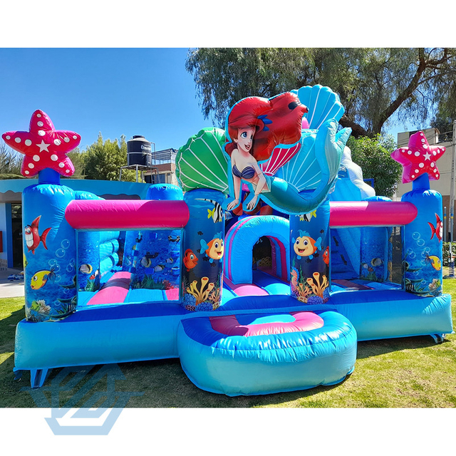  Meerjungfrau Inflatable Ocean Mermaid Playground Bouncy Castle