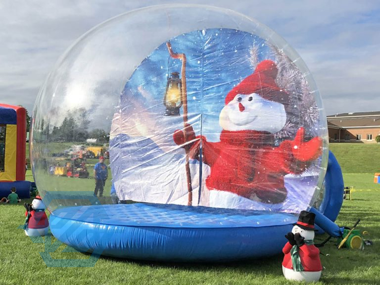 Snow Globe Inflatable Photo Booth for Christmas Event Decoration