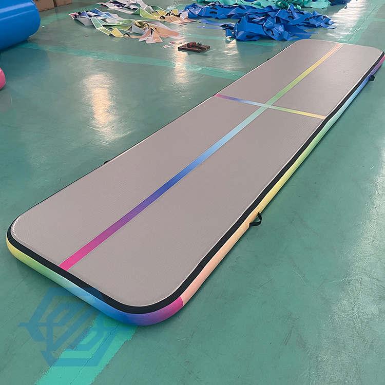 Colorful Inflatable Air Track FloorTumbling Mat for Gym Airtrack
