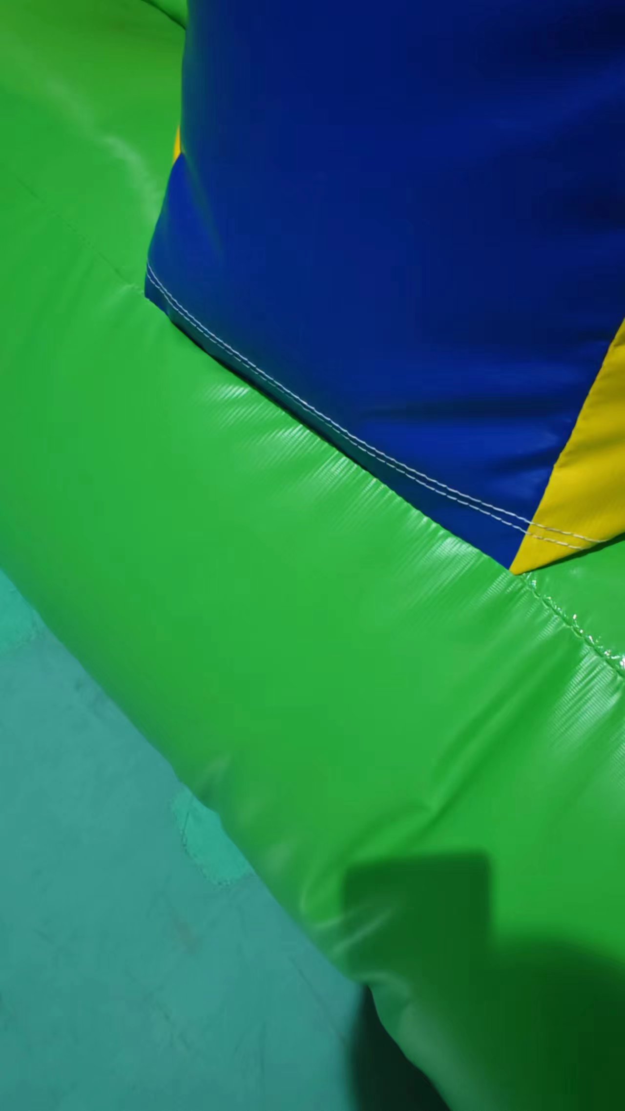 bounce house with slide