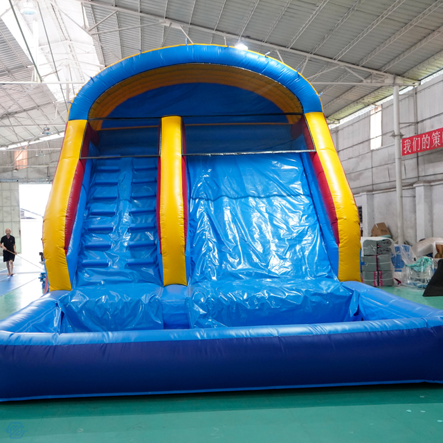 Commercial Inflatable Water Slide with Pool