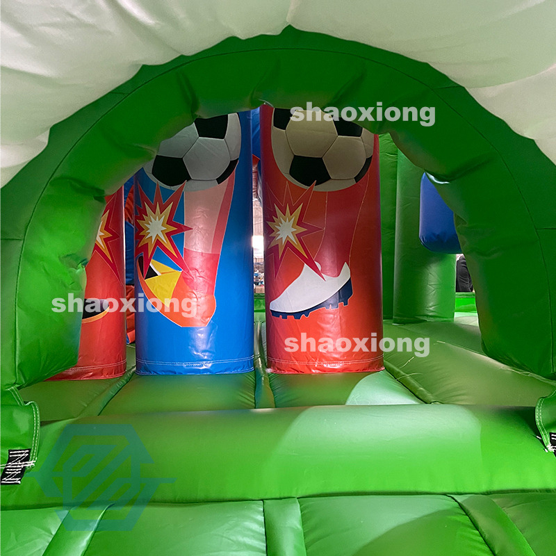 Inflatable Football Theme Bounce House with Slide