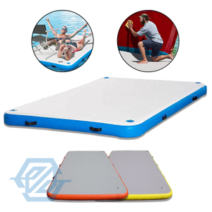 Inflatable Water Platform Floating Island Mats for Yoga Fishing