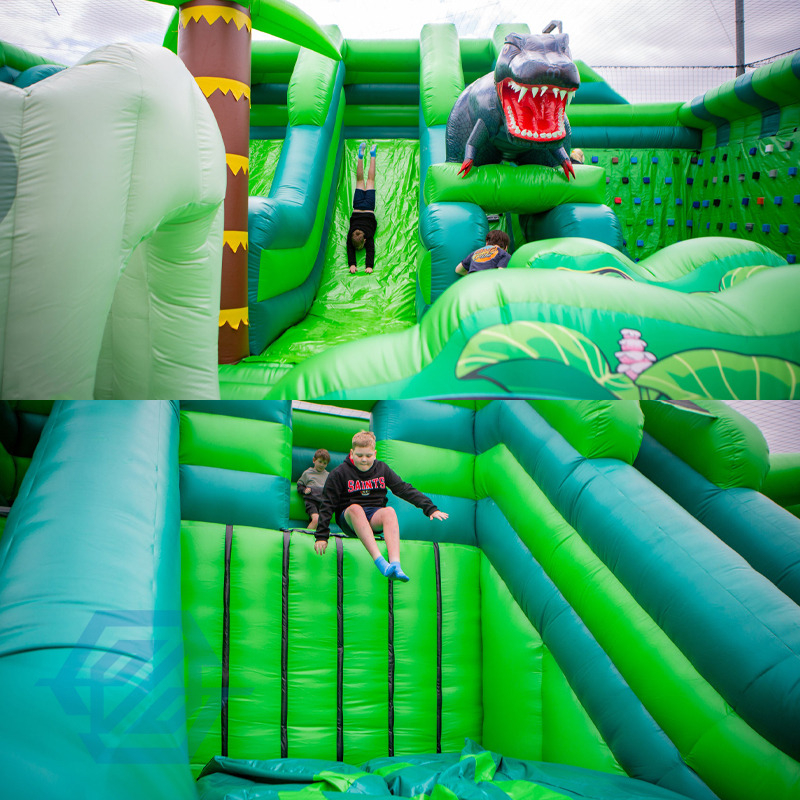 Adventure Inflatable Park Large Dinosaur Theme Amusement Park