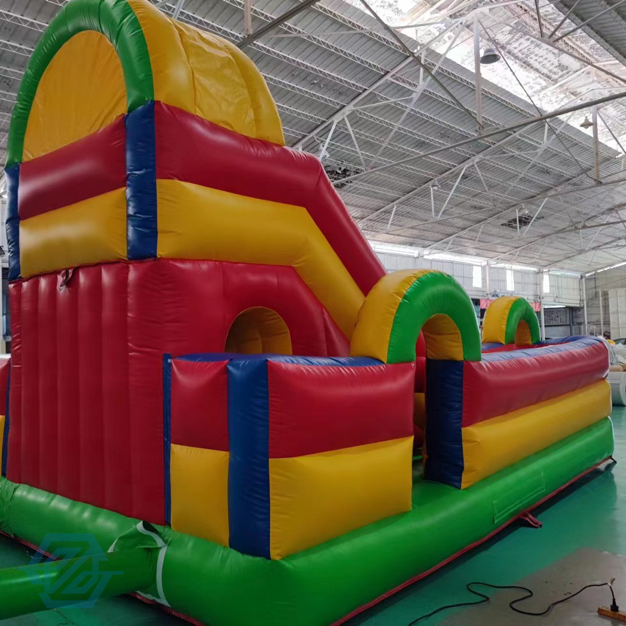 Inflatable Bouce House with Obstacle Slide for Kids