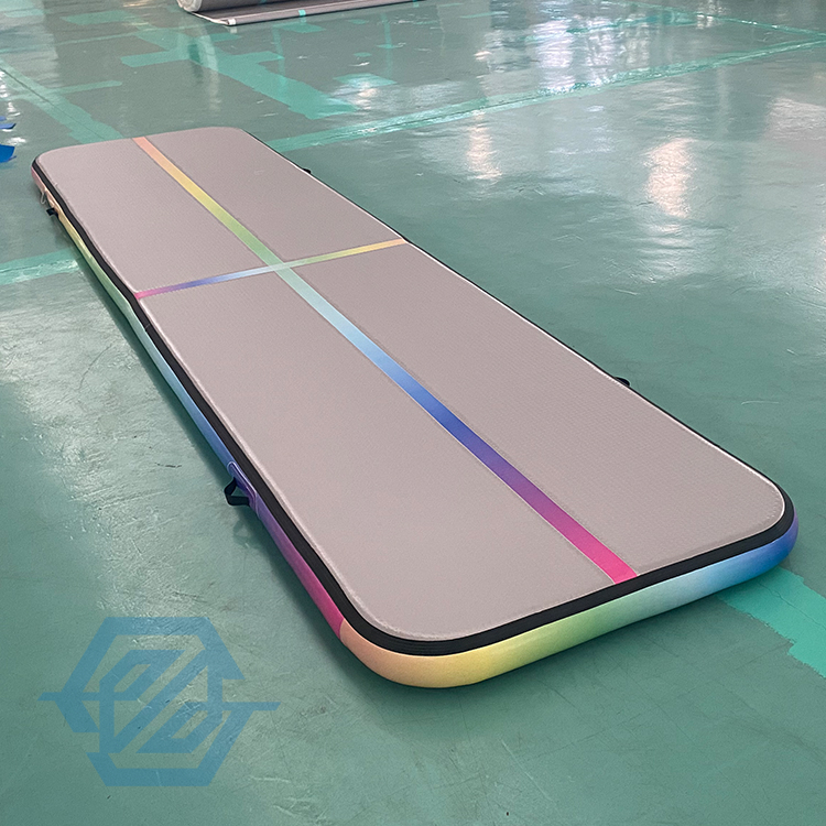 Colorful Inflatable Air Track FloorTumbling Mat for Gym Airtrack