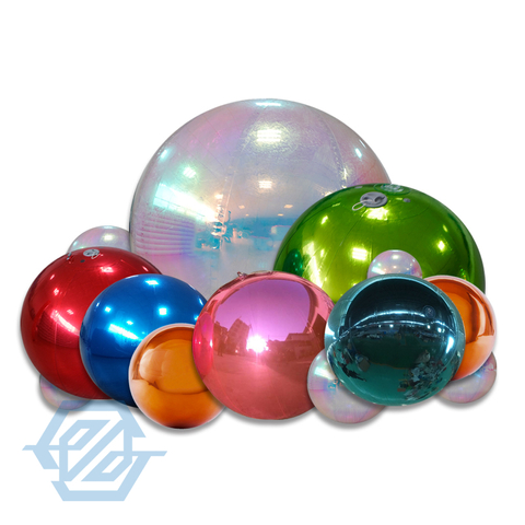 Large Inflatable Disco Mirror Balloon Inflatable Mirror Ball for Advertising