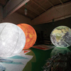 Giant Advertising Inflatable Moon Balloon Model With Led Light